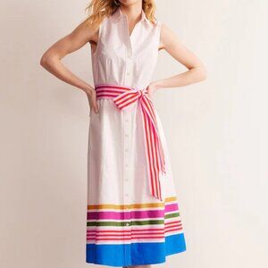 Boden Kate Sleeveless Shirt Dress NTW